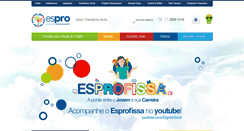 Desktop Screenshot of espro.org.br