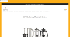 Desktop Screenshot of espro.ca