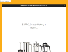 Tablet Screenshot of espro.ca